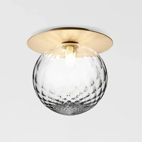 Nuura Liila 1 vägg/taklampa, stor, guld - ofärgad