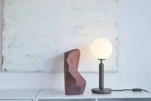 Nuura Miira bordslampa, klippgrå - opal