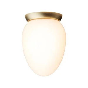 Nuura Rizzatto 171 taklampa, mässing - opalvit