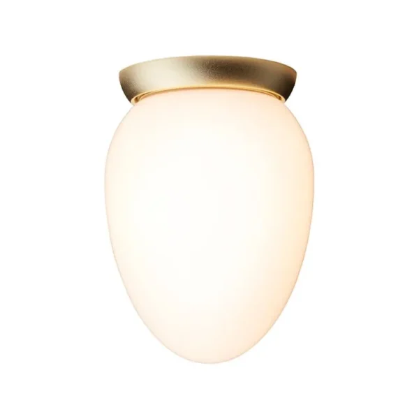Nuura Rizzatto 171 taklampa, mässing - opalvit
