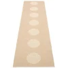 Pappelina Vera matta 2.0, 70 x 280 cm, beige - beige metallic