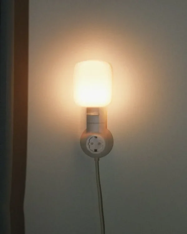 Pedestal Plug-in lampa, pearl