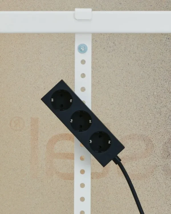 Pedestal Power Bar grenuttag, 2 m, charcoal