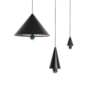 Petite Friture Cherry stor LED-pendellampa, svart