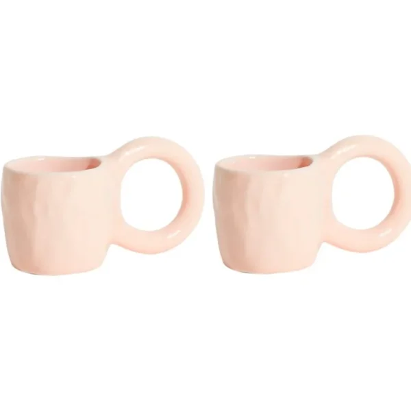 Petite Friture Donut espressokopp, 2 st, bubbelgum