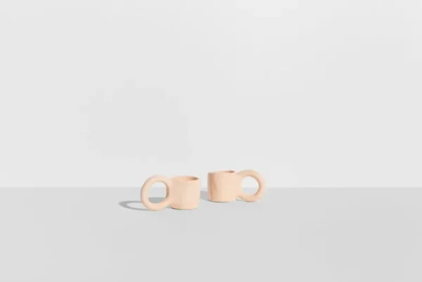 Petite Friture Donut espressokopp, 2 st, bubbelgum
