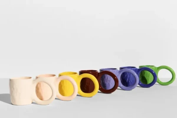 Petite Friture Donut mugg, M, citron