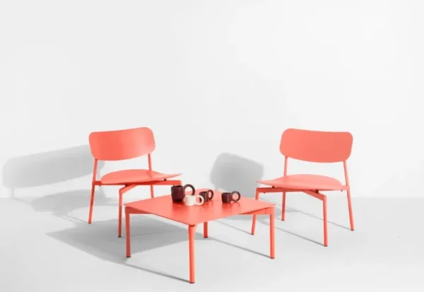 Petite Friture Fromme lounge stol, korall