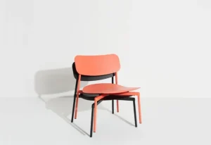 Petite Friture Fromme lounge stol, korall
