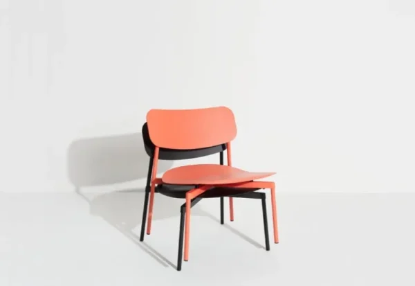 Petite Friture Fromme lounge stol, korall
