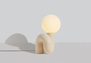Petite Friture Neotenic bordslampa, 51 cm, vanilj