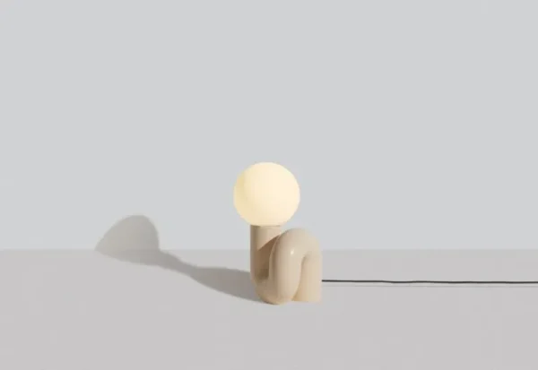 Petite Friture Neotenic bordslampa, 26 cm, vanilj