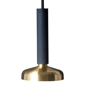 Pholc Blend 9 pendellampa, svart - mässing