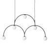 Pholc Bounce 116 pendellampa, svart - opal