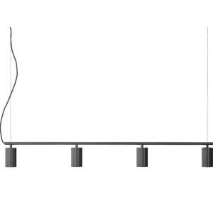 Pholc Donna Line 120 hänglampa, svart bläck