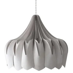 Pilke Lights Pioni stor pendellampa, vit