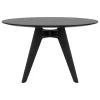 Poiat Lavitta bord, runt, 120 cm, svart