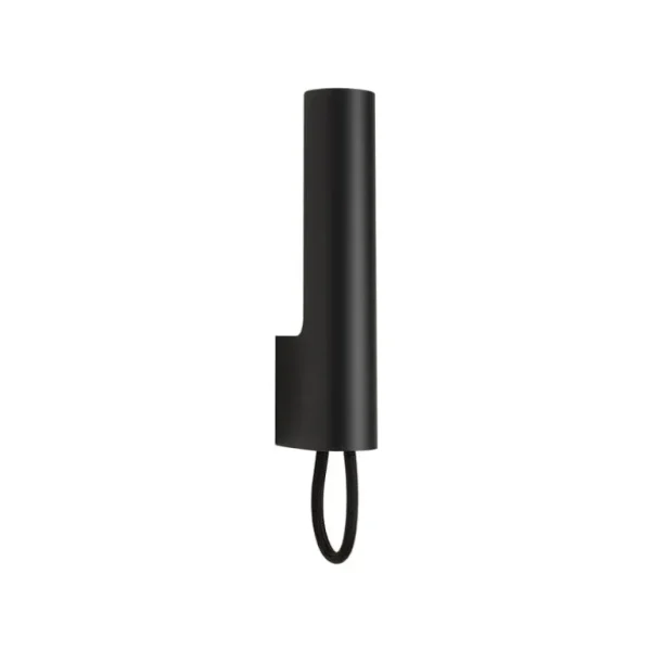 Örsjö Visir vägglampa, fast installation, svart