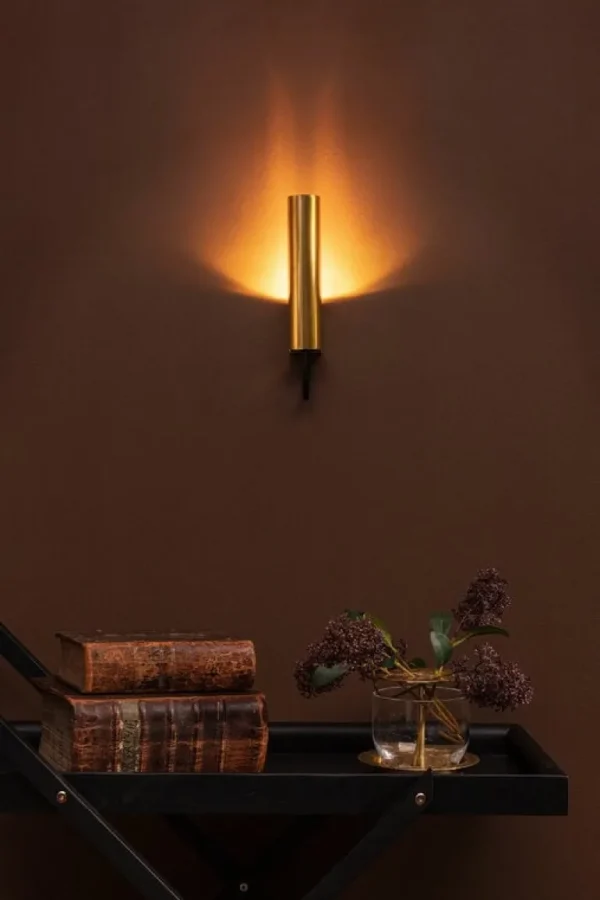 Örsjö Visir vägglampa, fast installation, svart