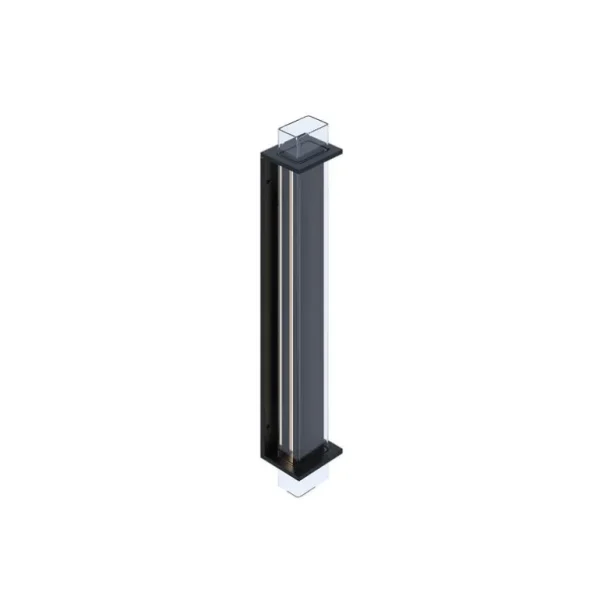 Sammode Quadratube W3 vägglampa, L, 700 mm, svart