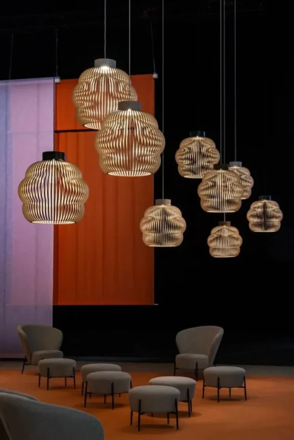 Secto Design Kumulo 5200 pendel, valnöt