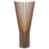 Secto Design Secto 4236 vägglampa för hörn, 60 cm, valnöt