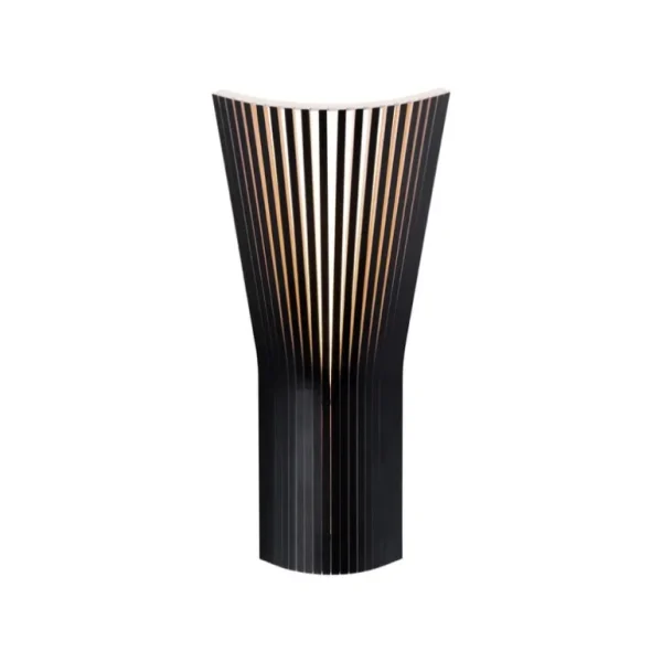 Secto Design Secto 4237 vägglampa för hörn, 45 cm, svart