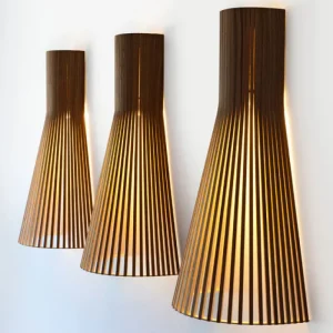 Secto Design Secto 4231 vägglampa 45 cm, valnöt