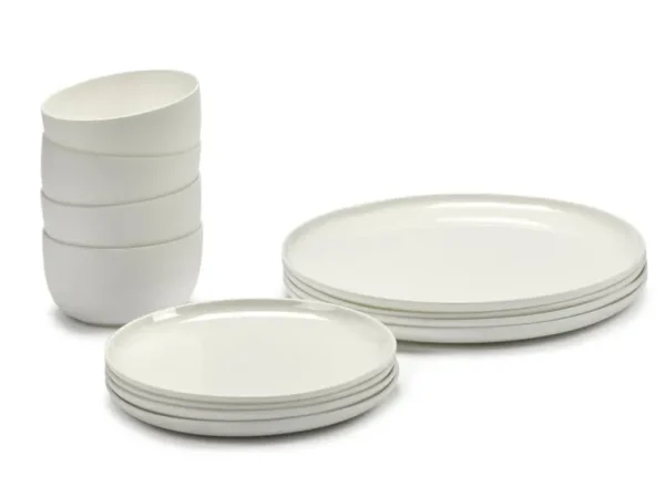 Serax Base, tallriksset, vitt, 12 delar