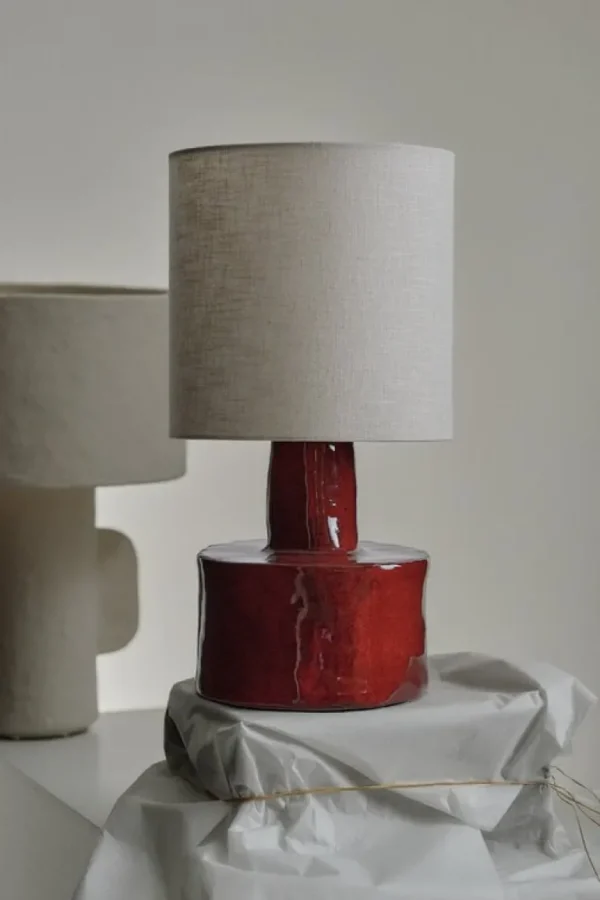 Serax Catherine, bordslampa, röd - beige