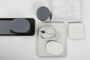Serax Cose behållare med lock, rund, L, mörkgrå