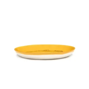 Serax Feast tallrik, XS, 4 st, gul - svart