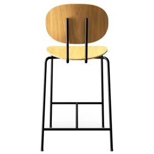 Sibast Piet Hein barstol, 65 cm, svart - oljad ek