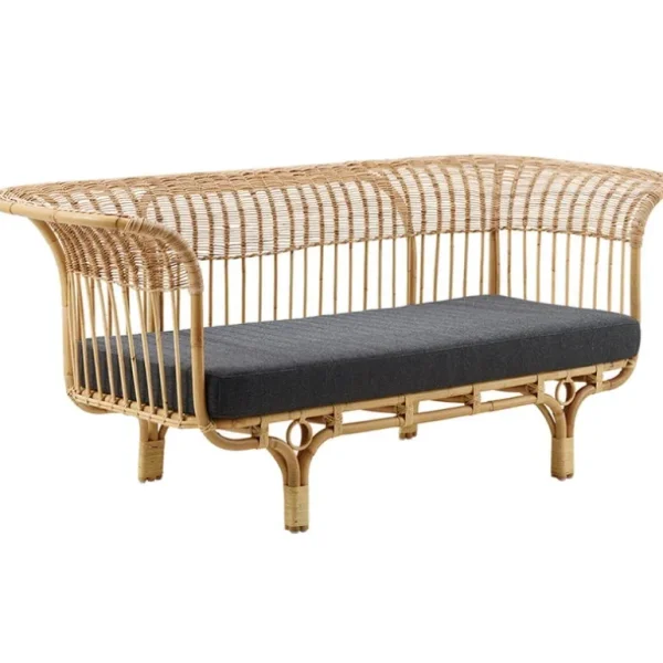 Sika-Design Belladonna soffa, naturlig rotting - mörkgrå