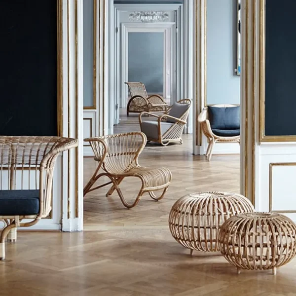 Sika-Design Belladonna soffa, naturlig rotting - mörkgrå