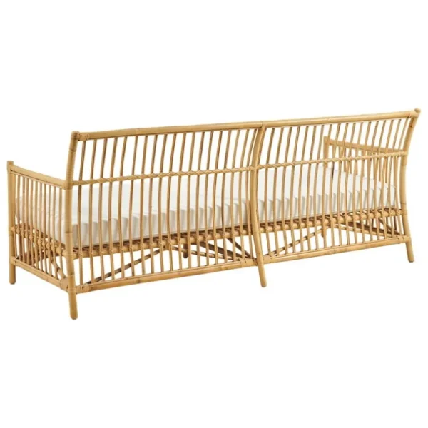 Sika-Design Caroline soffa, naturlig rotting - vit