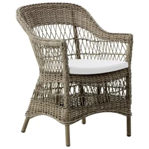 Sika-Design Charlot stol, antikgrå - vit