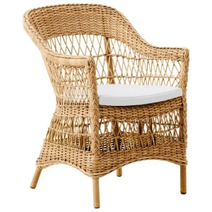 Sika-Design Charlot stol, naturlig - vit