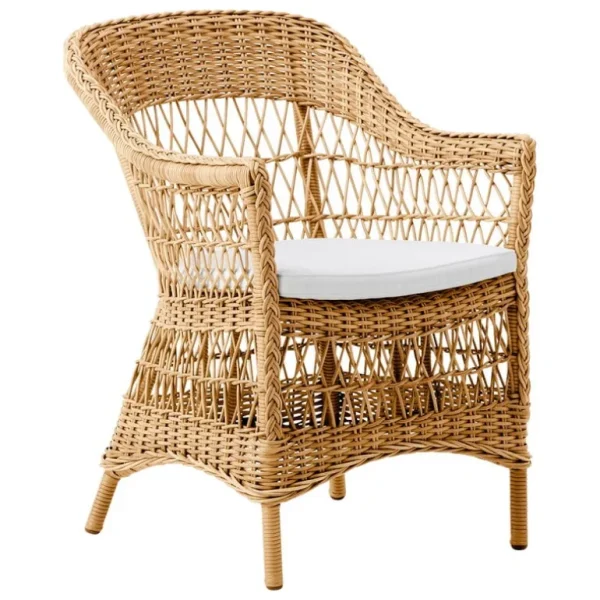 Sika-Design Charlot stol, naturlig - vit