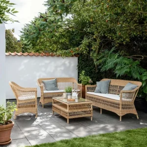 Sika-Design Charlot stol, naturlig - vit