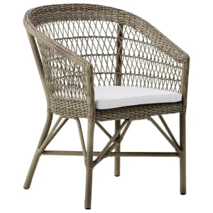 Sika-Design Emma stol, antikgrå - vit