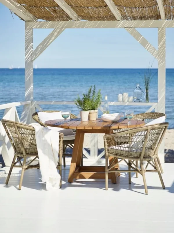 Sika-Design Emma stol, antikgrå - vit
