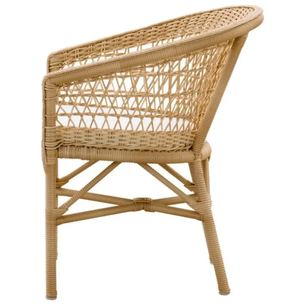 Sika-Design Emma stol, naturlig - vit