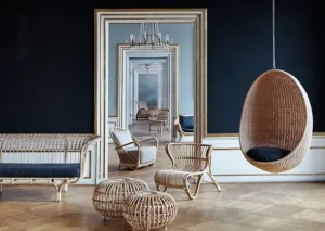 Sika-Design Franco Albini Exterior stor fotpall, naturell