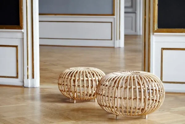 Sika-Design Franco Albini Exterior stor fotpall, naturell