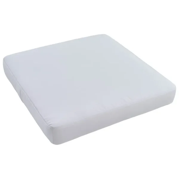 Sika-Design Maggie Exterior puffmodul soffa, glasskiva, naturell - vit kudde