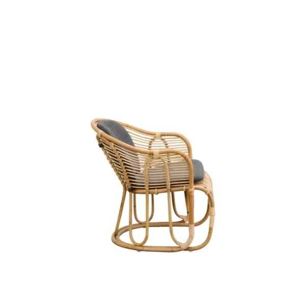 Sika-Design Swing fåtölj, naturlig rotting - mörkgrå