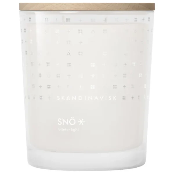 Skandinavisk Doftljus med lock, SNÖ, 2 veck, specialutgåva