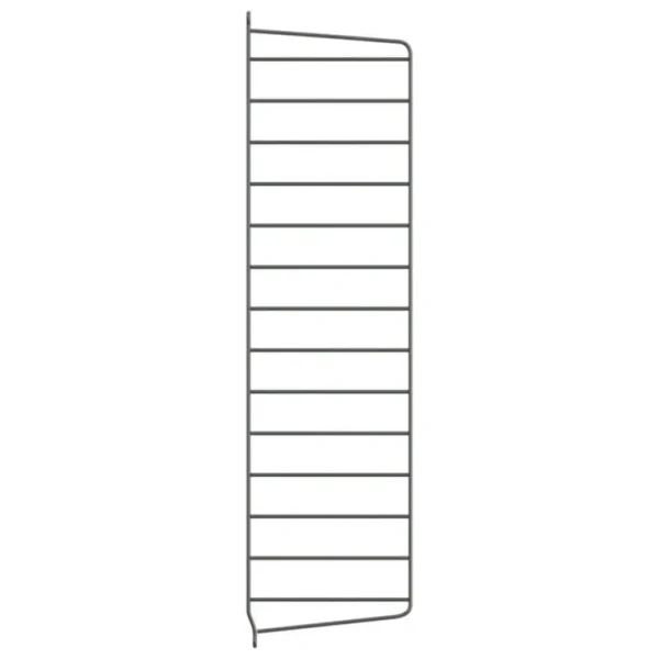 String Furniture String sidopanel 75 x 20 cm, 1-pack, mörkgrå