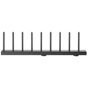 String Furniture String tallriksställ, 30 cm, 2-pack, svart